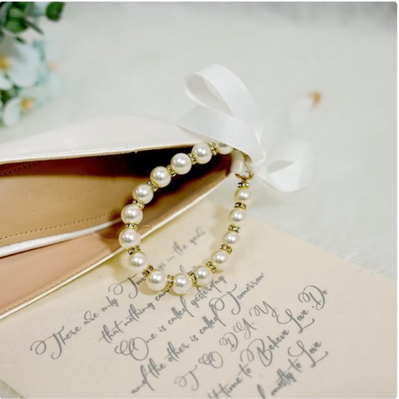 Wedding Bridal Heels in Ivory - Picture 4 of 6